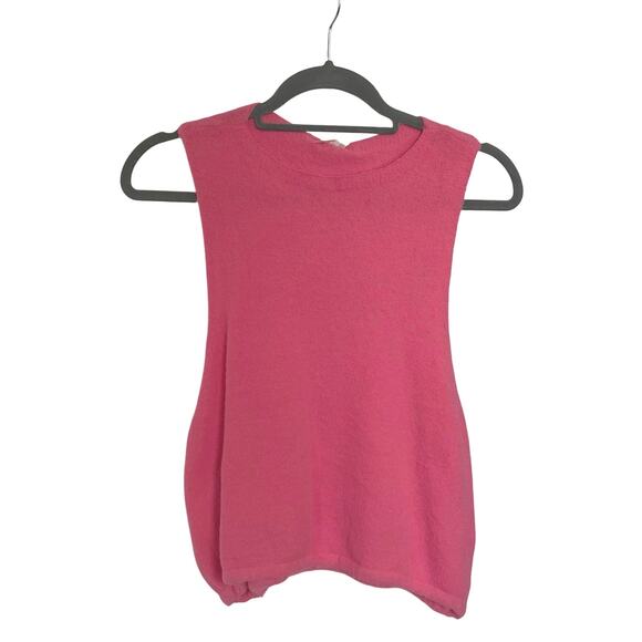 Free People Tops - New Intimately Free People Knit Tank Women's Large Warm Fluff in Pink MSRP$48